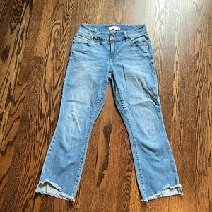 Cabi hi low crop jeans